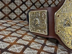 BIG GOLD World Heavyweight Championship Replica Dual Plated Tittle Belt 5mm…