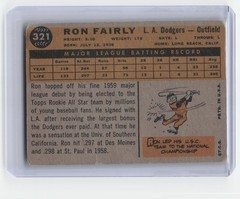 1960 Topps #321 Ron Fairly