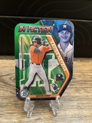 2025 Bowman Draft – Bowman in Action Xavier Neyens Green Refractor /99 (RC)