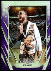 2026 Topps Chrome WWE #40 Seth Rollins Purple Refractor #/75