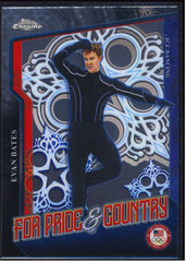 2026 Topps Chrome U.S. Winter Olympic #PC-14 Evan Bates For Pride and Country