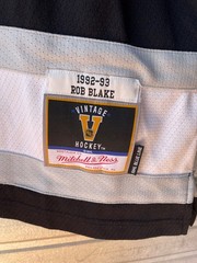 Los Angeles Kings Rob Blake Mitchell & Ness 1992/93 Blue Line Jersey Men&rsquo;s Sz XL