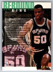 1994-95 Ultra #8 David Robinson Rebound Kings