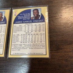 1990-91 NBA Hoops Michael Jordan Wearing #12 Jersey #223 Sam Vincent ERROR🏀0621