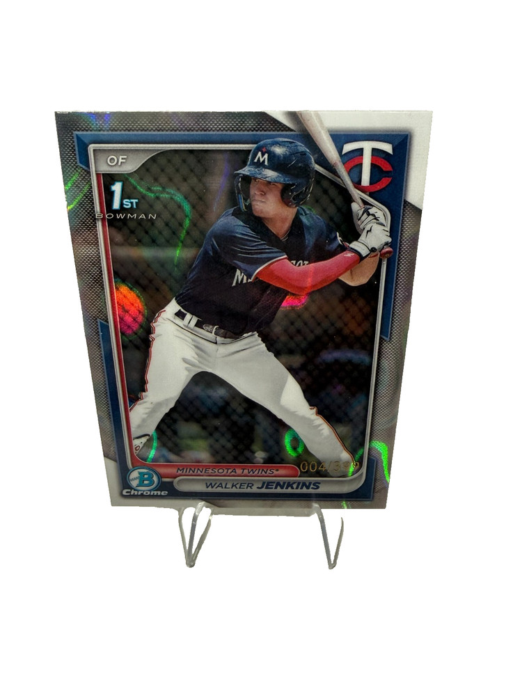 Walker Jenkins 2024 Bowman Chrome 1st Lava Refractor /399 #BCP-43 Twins