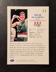1992 Impel U.S. Olympicards – OSCAR DE LA HOYA #23 (RC) Rookie Card
