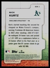 2024 Bowman Draft #BDN-3 Nick Kurtz Bowman Draft Night