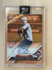 2024 MLB Topps NOW 150E NICKY CASS COMEDIAN 1st AUTOGRAPH NY METS AUTOGRAPH 3/5