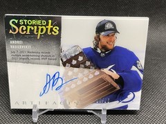 2023-24 Upper Deck Artifacts Storied Scripts Andrei Vasilevsky /25 CONN SMYTHE