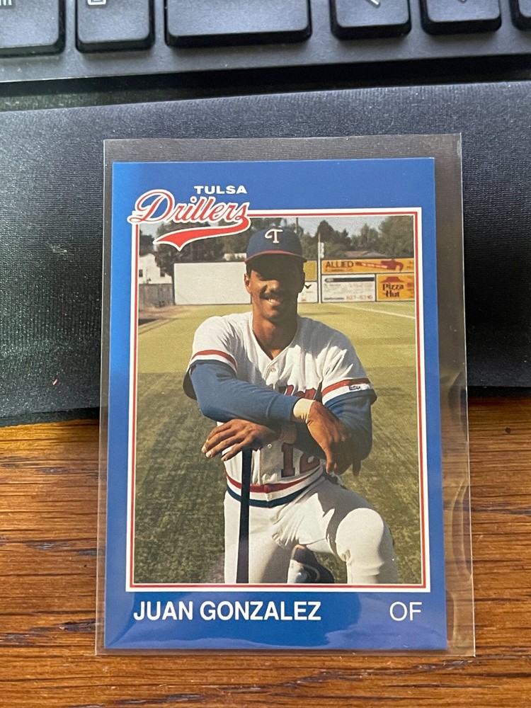 1989 Tulsa Drillers #10 Juan Gonzalez (pre-RC)