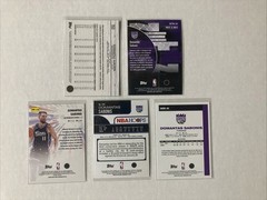 2025 Domantas Sabonis Refractor Insert Lot! Topps Chrome NBA Hoops Sacramento!