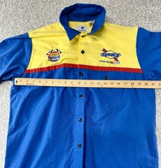 Sunoco Official Fuel of NASCA RShort Sleeve Button Shirt Size Medium