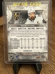 Mark Stone SP 6 Card Lot Pop Count, Outburst, Black canvas, Artifacts, RenewedYG