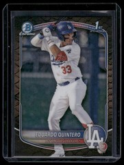 2025 Bowman Eduardo Quintero Chrome Prospects Reptilian Refractor