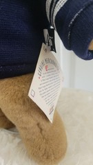 New York Yankees Bear Wearing Sweater Point 40 Plush Stuffed Toy 16in With Stand