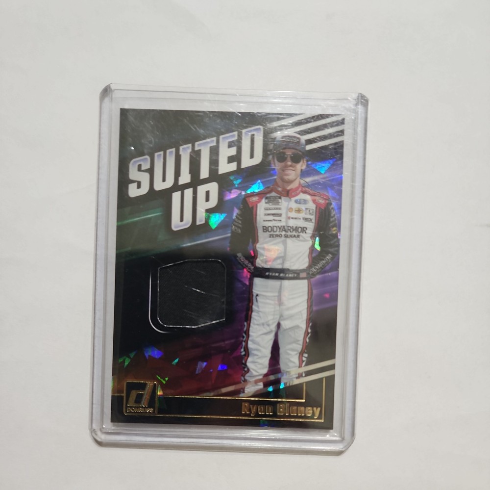 2026 – Donruss Suited Up – Ryan Blaney #SU-RBY – Cracked Ice MEM NASCAR