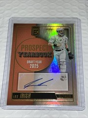 Ike Irish 2026 Donruss Elite Prospect Yearbook Auto #PYS-II – Orioles
