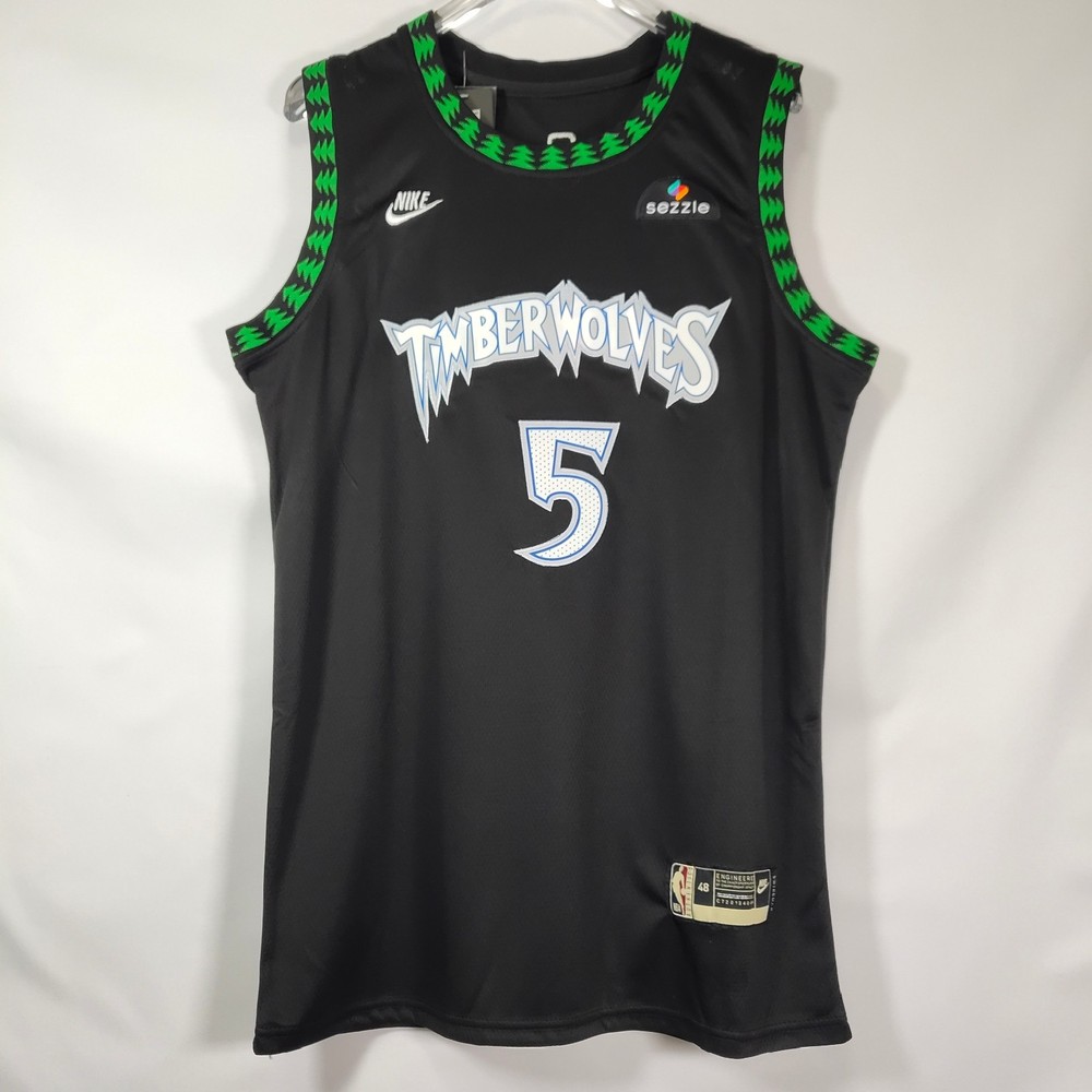 Anthony Edwards Black Embroidered Sizes S-2XL