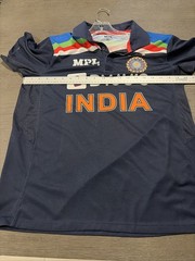 MPL Sports India National Cricket Jersey Men&rsquo;s Size XL Blue Polo