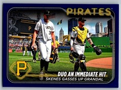 2025 Topps Series 2 Paul Skenes Yasmani Grandal Royal Blue US160