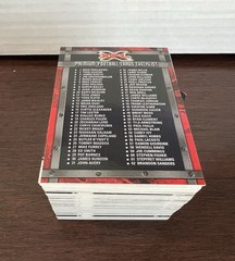 2001 Topps XFL Football Complete Set 1-100