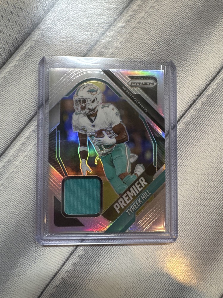 2025 Panini Prizm #PJY-THL Tyreek Hill Premier Jerseys Neon Green Pulsar