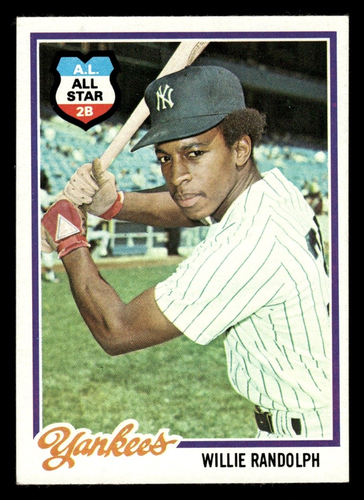 1978 Topps Baseball Card #620 Willie Randolph