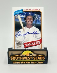 2015 Topps Archives Fan Favorites Oscar Gamble Certified Auto New York Yankees