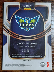 2024 Select WNBA Jacy Sheldon Rookie Patch AUTO Purple /99 RPA