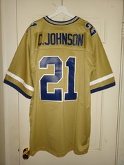 Men&rsquo;s Big & Tall Calvin Johnson NCAA Georgia Tech Mitchell & Ness Legacy Jersey