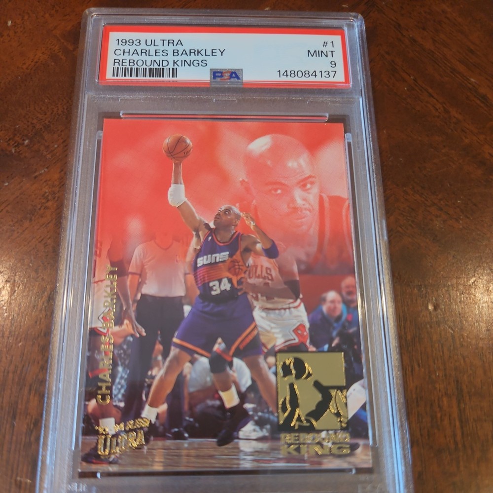 1993 ULTRA REBOUND KINGS 1 CHARLES BARKLEY HOF PSA 9 – ONLY 17 HIGHER!