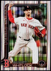Garrett Whitlock 2025 Topps Series 2 #482 Tinsel Boston Red Sox