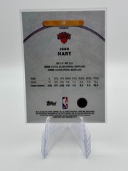 Josh Hart 2025-2026 Topps Finest Oil Spill Refractor Knicks