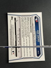 Juan Sanchez 2026 Bowman Chrome 1st Rookie Auto #CPA-JS Blue Jays