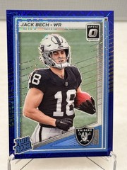 2025 Panini Donruss Optic Jack Bech #211 Blue Mojo Prizm /55