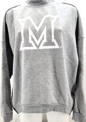 Miami OH University Redhawks Adidas Versa Crew Neck MiamiOH Sweatshirt Womens XL