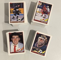 1991-92 Topps Hockey 386/528 Card Lot Partial Set NM-MT with Stars