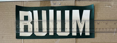 UNSEWN Nameplate Namebar for CHL/WHL/Minor Hockey Jersey PLEASE READ DESCRIPTION