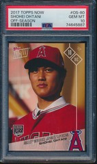 PSA 10 SHOHEI OTANI OHTANI 2017 TOPPS NOW Free Agent Signing Rookie RC GEM MINT