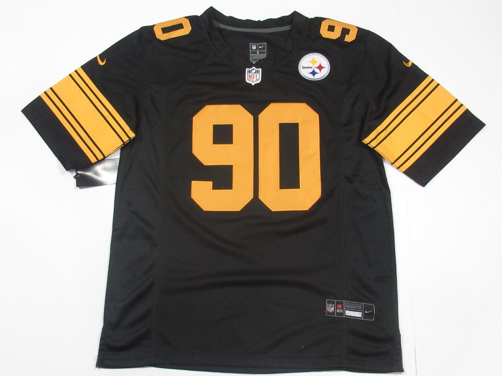 T.J. Watt #90 Pittsburgh Steelers Men&rsquo;s Game Jersey Color Rush