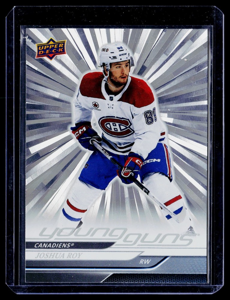 2024-25 Upper Deck #246 Joshua Roy Outburst Silver