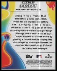 Cooper Pratt – 2025 Bowman Chrome Melt Mashers #MM-9 Brewers