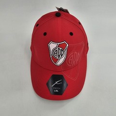 River Plate Soccer Team Serie A Fi Collection Mens L/XL Stretch Cap Red NEW