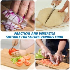 18 Pcs Wood Cutting Board Bulk Kitchen 12 » x 8 », Natural Bamboo