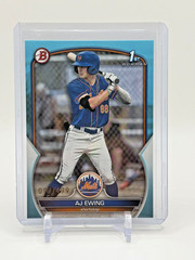 2023 Bowman Draft – AJ Ewing Sky Blue #BD-125 1st Bowman NY Mets #d /499