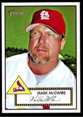 2001 TOPPS HERITAGE #129 MARK McGWIRE