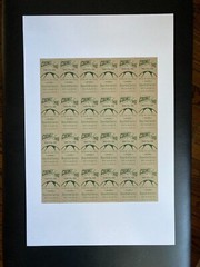 T206 Hanna Barbara Cartoon Cards – 2 Sided Uncut Sheet 26 Cogswell&rsquo;s Cogs Backs
