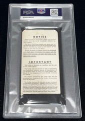 1962 World Series Game 1 Ticket Signed « Whitey Ford MLB Record 10 WS Win » PSA 10