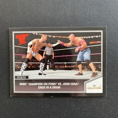 2013 Topps WWE Best Of CM Punk Vs John Cena