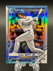 Bobby Witt Jr. 2021 Bowman Draft Chrome Sky Blue Refractor KC Royals BDC-47